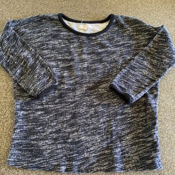 Madewell Marble Black/White Pullover Sweater Size xs - Picture 3 of 12